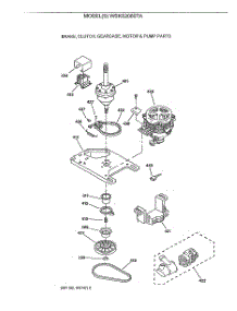 04 - Brake, Clutch, Gearcase, Motor & Pump Parts parts for Ge Washer WSKS2060TA from AppliancePartsPros.com