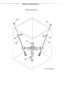 05 - Suspension Parts parts for Ge Washer WSKS2060TA from AppliancePartsPros.com