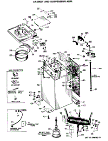 02 - Cabinet And Suspension Asm. parts for Ge Washer WWA9895SALAA from AppliancePartsPros.com