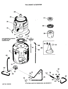 02 - Tub, Basket & Agitator parts for Ge Washer WWA8366LAL from AppliancePartsPros.com