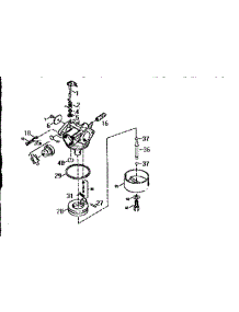 Carburetor parts for Ge Washer WWA9835SALWW from AppliancePartsPros.com