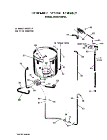 02 - Hydraulic System Assembly parts for Ge Washer WWC7000FCL from AppliancePartsPros.com
