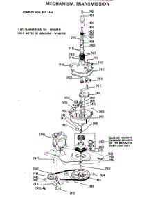 05 - Mechanism, Transmission parts for Ge Washer WWP1170CAW from AppliancePartsPros.com
