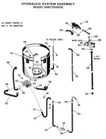 02 - Hydraulic System Assembly parts for Ge Washer WWC7000FBL from AppliancePartsPros.com
