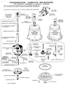 05 - Transmission - Complete Breakdown parts for Ge Washer WWC7190CAL from AppliancePartsPros.com