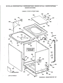 02 - Cabinet, Cover & Front Panel parts for Ge Washer WWSR3090T2AA from AppliancePartsPros.com