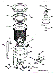 Tub, Basket & Agitator parts for Ge Washer WCCB2050TAWC from AppliancePartsPros.com