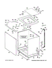02 - Cabinet, Cover & Top Panel parts for Ge Washer GTWN3000M1WS from AppliancePartsPros.com