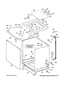 02 - Cabinet, Cover & Top Panel parts for Ge Washer GLWP2000M0WW from AppliancePartsPros.com