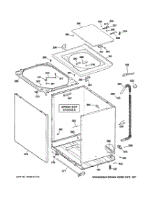 02 - Cabinet, Cover & Top Panel parts for Ge Washer GCWP1000M1WW from AppliancePartsPros.com