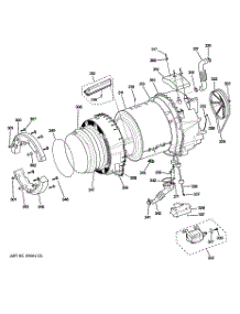 04 - Tub & Motor parts for Ge Washer GFWN1000L0WW from AppliancePartsPros.com