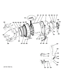 04 - Tub & Motor parts for Ge Washer WPDH8910K0WW from AppliancePartsPros.com