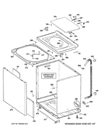 02 - Cabinet, Cover & Front Panel parts for Ge Washer GHDRE527H0WW from AppliancePartsPros.com