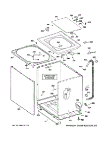 02 - Cabinet, Cover & Front Panel parts for Ge Washer WJRR4170E3CC from AppliancePartsPros.com