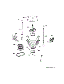 04 - Suspension, Pump & Drive Components parts for Ge Washer WPRB9110D1CC from AppliancePartsPros.com
