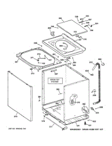 02 - Cabinet, Cover & Front Panel parts for Ge Washer WKSE5260E0WW from AppliancePartsPros.com