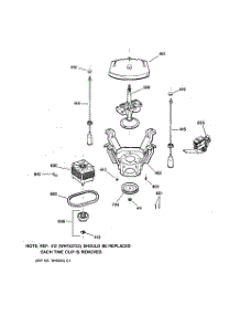 04 - Suspension, Pump & Drive Components parts for Ge Washer WNCD2050A1WC from AppliancePartsPros.com