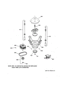 04 - Suspension, Pump & Drive Components parts for Ge Washer WWXR4100T6WW from AppliancePartsPros.com