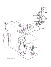 02 - Controls & Rear Panel Parts parts for Ge Washer WSKS2060W2WH from AppliancePartsPros.com
