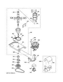 04 - Brake, Clutch, Gearcase, Motor & Pump Parts parts for Ge Washer WSKS2060W2WH from AppliancePartsPros.com