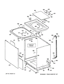 02 - Cabinet, Cover & Front Panel parts for Ge Washer WPRB9110D0CC from AppliancePartsPros.com