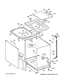 02 - Cabinet, Cover & Front Panel parts for Ge Washer WPRB8050D0CC from AppliancePartsPros.com