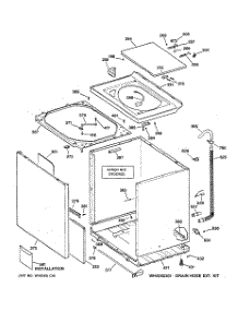02 - Cabinet, Cover & Front Panel parts for Ge Washer WNCD2050B9WC from AppliancePartsPros.com