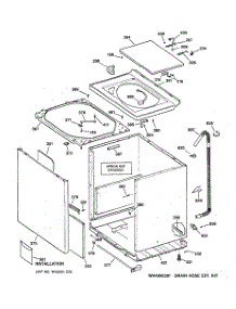 02 - Cabinet, Cover & Front Panel parts for Ge Washer WWSE6260B3WW from AppliancePartsPros.com