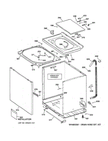 02 - Cabinet, Cover & Front Panel parts for Ge Washer WHDSE820C0WW from AppliancePartsPros.com