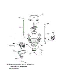 04 - Suspension, Pump & Drive Components parts for Ge Washer WHDSE820C0WW from AppliancePartsPros.com