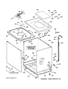 02 - Cabinet, Cover & Front Panel parts for Ge Washer WCCB1030B1WC from AppliancePartsPros.com