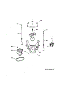 04 - Suspension, Pump & Drive Components parts for Ge Washer WBSE3120B2WW from AppliancePartsPros.com