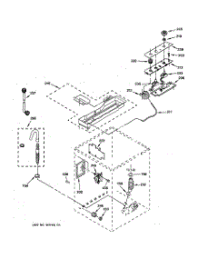 02 - Controls & Rear Panel Parts parts for Ge Washer WSKS2060W1WH from AppliancePartsPros.com