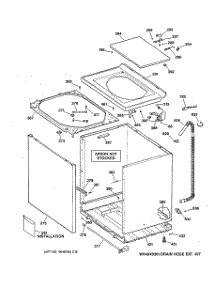 02 - Cabinet, Cover & Front Panel parts for Ge Washer WJSR1070A1CC from AppliancePartsPros.com
