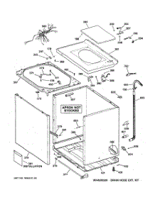 02 - Cabinet, Cover & Front Panel parts for Ge Washer WCCB1030B0WC from AppliancePartsPros.com