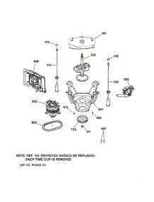 04 - Suspension, Pump & Drive Components parts for Ge Washer WPSB9080B0CC from AppliancePartsPros.com