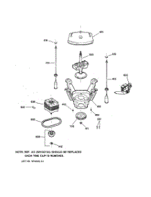04 - Suspension, Pump & Drive Components parts for Ge Washer EWA4000B0WW from AppliancePartsPros.com