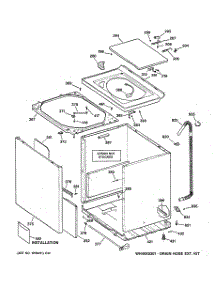02 - Cabinet, Cover & Front Panel parts for Ge Washer WCSE6270B1WW from AppliancePartsPros.com