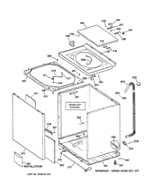 02 - Cabinet, Cover & Front Panel parts for Ge Washer WHSB8000B0WW from AppliancePartsPros.com