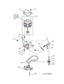 07 - Motor, Belt, Pump & Idler Assy. parts for Ge Washer WDSS4120A0WW from AppliancePartsPros.com