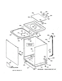 02 - Cabinet, Cover & Front Panel parts for Ge Washer WBXR1090A0WW from AppliancePartsPros.com