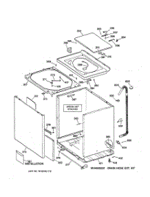 02 - Cabinet, Cover & Front Panel parts for Ge Washer WCSR4110TCAA from AppliancePartsPros.com