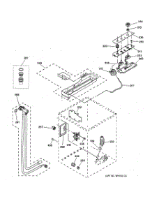 02 - Controls & Rear Panel Parts parts for Ge Washer WSKP2060W0WH from AppliancePartsPros.com