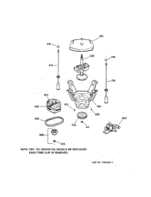 04 - Suspension, Pump & Drive Components parts for Ge Washer WBXR1060TBAA from AppliancePartsPros.com