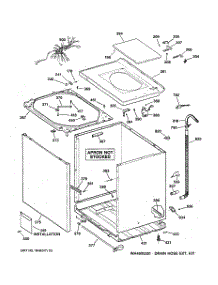 02 - Cabinet, Cover & Front Panel parts for Ge Washer WLCD1030Y0WC from AppliancePartsPros.com
