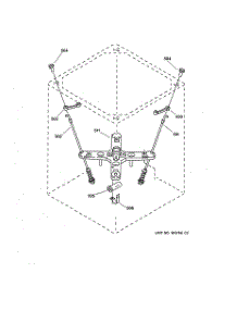 05 - Suspension Parts parts for Ge Washer WSKP2060T1AB from AppliancePartsPros.com