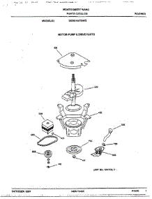 Motor-Pump And Drive parts for Ge Washer SIG60100T0WG from AppliancePartsPros.com