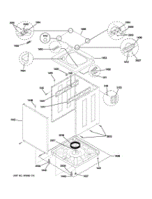 04 - Cabinet & Top Panel parts for Ge Washer Dryer Combo WSM2780HDWWW from AppliancePartsPros.com