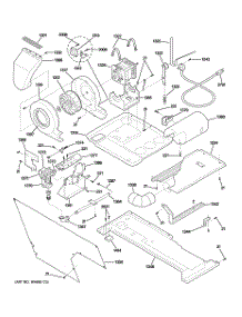 03 - Motor, Blower & Belt parts for Ge Washer Dryer Combo WSM2780HBWWW from AppliancePartsPros.com
