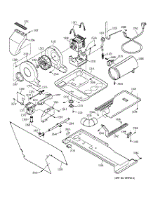 03 - Dryer-Motor, Blower & Belt parts for Ge Washer Dryer Combo WSM2780TBWWB from AppliancePartsPros.com